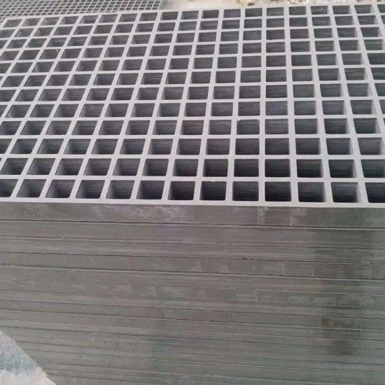 Resistente grigliato rettangolare pultruso in FRP per percorsi su pavimentazioni industriali